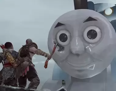 戰神《湯瑪士小火車mod》那一天,人類又回想起了被火車支配的恐懼