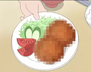 《我們這一家超逼真炸肉餅作畫》食物很難畫不如直接用照片 這算是另一種意義的作畫崩壞嗎?