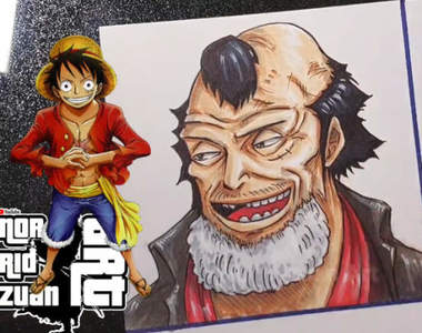 繪師創作《邁入老年80歲的草帽海賊團》我變得更強了，但頭髮也掉光了