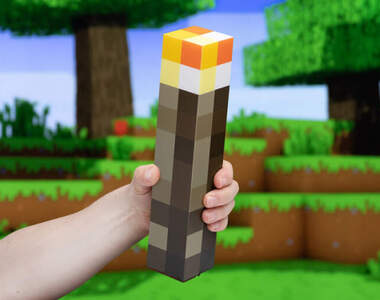 趣味宅小物《麥塊 火炬室內燈》外觀與遊戲呈現一模一樣，六月下旬發售