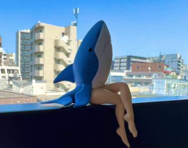 趣味扭蛋《美腿鯊魚》結合惡搞與性感於大腿之上~好鯊