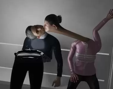 《在空蕩蕩車廂如何應對坐在你旁邊的人》網友用3D電腦圖形軟體創作的搞笑影片