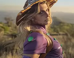 JOJO的奇妙冒險《傑洛齊貝林 COS》接近100%的逼真程度，還是說這根本就是角色本人？