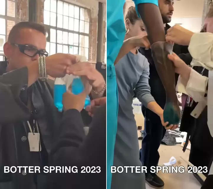 未來流行趨勢《保險套灌水手套》巴黎時裝周出現了驚人的搭配風格 未來流行趨勢《保險套灌水手套》巴黎時裝周出現了驚人的搭配風格