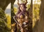 魔物獵人《絢輝龍防具女獵人Cosplay》這一身華麗的打扮還原度真的超高 魔物獵人《絢輝龍防具女獵人Cosplay》這一身華麗的打扮還原度真的超高