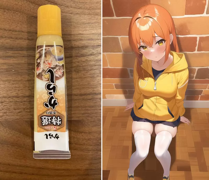 AI繪圖《讓電腦把調味料擬人化的結果》蜜大腿出現機率超高，感覺電腦抓人類性癖已經越來越會囉