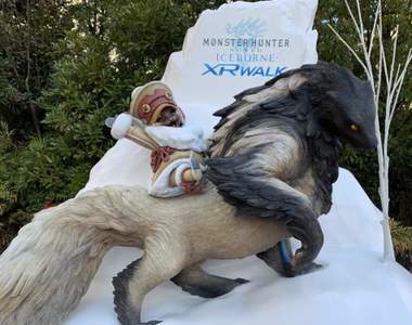 日本環球影城《魔物獵人VR體驗遊戲》展現你超高獵人技術的機會來了~衝啊