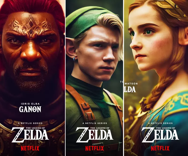 網友創作《薩爾達傳說真人影集》弄得太像導致太多網友真的覺得Netflix砸大錢要開拍惹