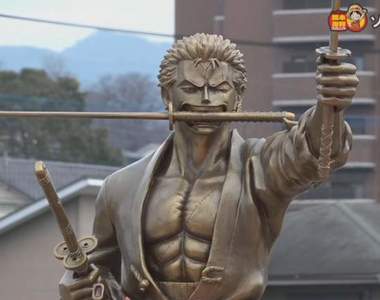 熊本復興計畫《索隆銅像揭幕》草帽海賊團終於快要湊齊啦