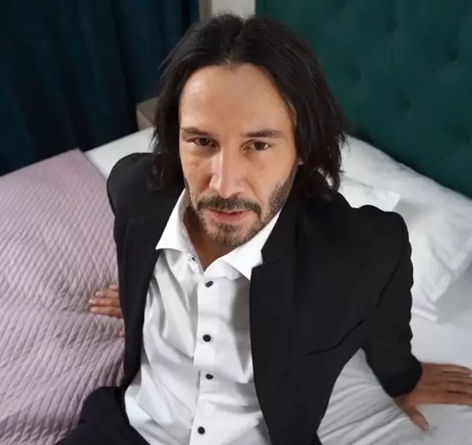 非公認基哥抖音帳號《unreal_keanu》網友生動製作還收穫了7700萬粉絲