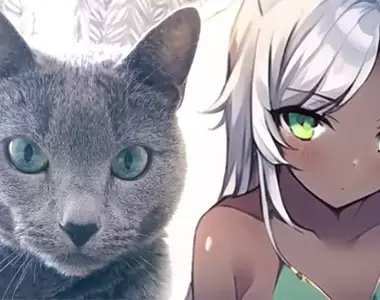 《繪畫ＡＩ可以這樣玩》１秒讓愛貓化身性感貓娘 原來ＡＩ是用這種眼光看待你家的貓……