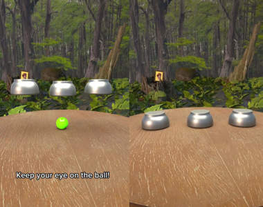 眼睛會花掉《扣碗猜球遊戲》影片還沒跑完我就茫掉了是要怎麼玩啦QQ