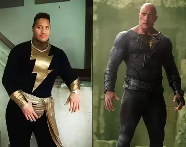 《有機會爆紅的迷因圖》黑亞當劇照把巨石強森以前的照片拿來P圖太壞惹