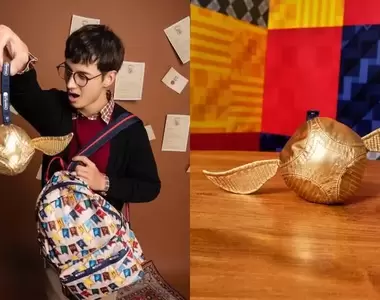 《哈利波特》迷看過來!LeSportsac × Harry Potter霍格華茲魔法學院37款包,「金探子」簡直不要太可愛