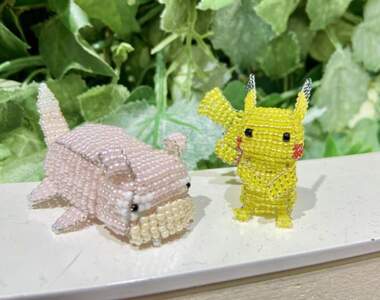 藝術家創作《精靈寶可夢串珠藝術》6年製作出超過800件作品超驚人