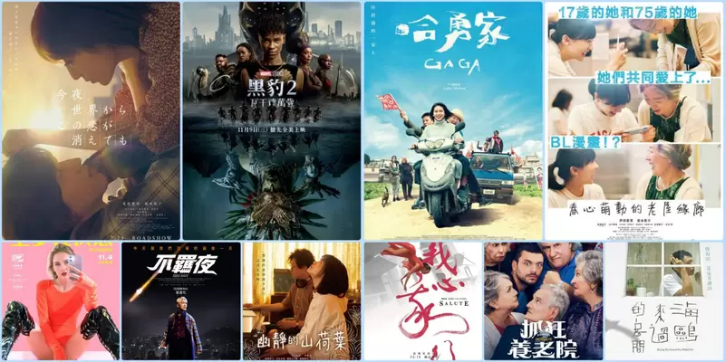 【11月第2週上映電影】《黑豹2：瓦干達萬歲》、15歲與75歲一起看BL《春心萌動的老屋緣廊》、道枝駿佑《即使，這份戀情今晚會從世上消失》上映