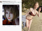 惡靈古堡4 重製版《艾希莉真人臉模》本人是來自荷蘭的模特兒「Ella Freya」 惡靈古堡4 重製版《艾希莉真人臉模》本人是來自荷蘭的模特兒「Ella Freya」
