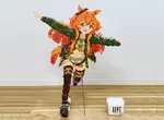 棉花棒藝術家製作《賽馬娘 摩耶重炮》使用了4000根棉花棒製成的立體點陣圖像 棉花棒藝術家製作《賽馬娘 摩耶重炮》使用了4000根棉花棒製成的立體點陣圖像
