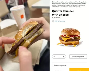 網友分享《那些包裝縮水的商品照片》以前吃的是肉排,現在好像變成肉片惹