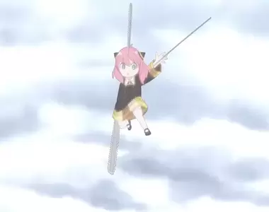 網友製作《鏈鋸人版本的間諜家家酒OP》果然是可愛的安妮亞變成鏈鋸惡魔跳出來❤