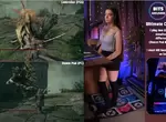 PS5+DDR跳舞墊合在一起遊玩《艾爾登法環》美女直播主MissMikkaa向大家展示了一心二用的最高境界 PS5+DDR跳舞墊合在一起遊玩《艾爾登法環》美女直播主MissMikkaa向大家展示了一心二用的最高境界