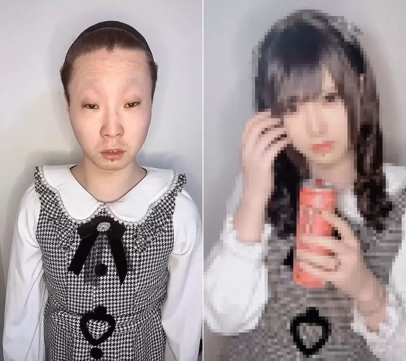 《把化妝技能點滿的驚奇效果》看起來沒精神的鬍渣男變身美少女,這個結果真的把網友給驚呆了XD 《把化妝技能點滿的驚奇效果》看起來沒精神的鬍渣男變身美少女,這個結果真的把網友給驚呆了XD