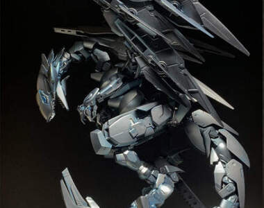 用廢棄模型材料製作《遊戲王 青眼白龍模型》不輸官方推出的網友創意機體版本