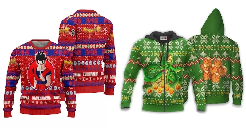 《七龍珠聖誕醜毛衣》越醜越有魅力，鼓起勇氣穿上它之後戰鬥力超過了9000！