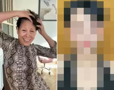 《把化妝技能點滿的驚奇效果》這個前後反差起碼跨越了20年左右的光陰