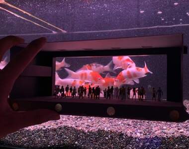 微型藝術家製作《超迷你水族館》感覺就像看到各種海王類游來游去