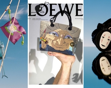 LOEWE《神隱少女》聯名系列!千尋、白龍、湯婆婆、無臉男、坊寶寶鼠和煤炭精靈逗趣登場