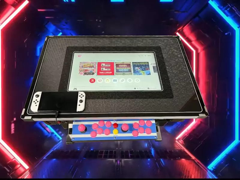 網友自製《Nintendo Switch 桌用控制器》全指令操作支援讓你回到電子遊樂場玩遊戲的感覺