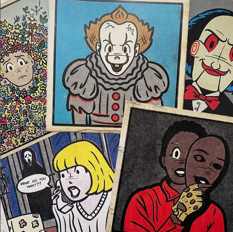 《用復古美漫畫風詮釋恐怖電影海報》越看越讓人著迷的趣味表現 《用復古美漫畫風詮釋恐怖電影海報》越看越讓人著迷的趣味表現