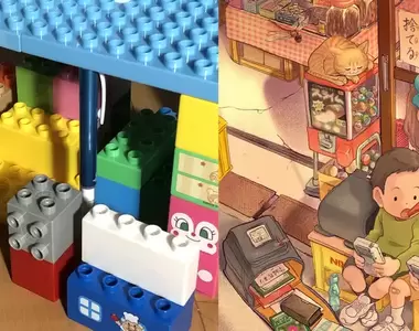 《繪師傳授輔助畫畫妙招》積木可以幫助你搞懂透視 網友大讚這招超天才