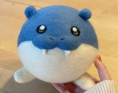羊毛氈達人製作圓滾滾《海豹球》將寶可夢的可愛度完整重現