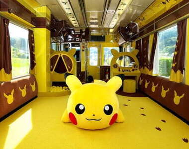 JR東日本《皮卡丘觀光列車》滿滿的寶可夢元素帶著你前往東北快樂旅行