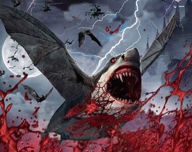 只有鯊魚可以超越鯊魚《鯊古拉》吸血鬼很可怕?那來一隻會飛的吸血鯊呢?