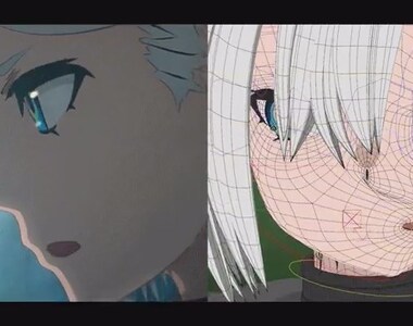 《3D動畫不為人知的努力》刻意歪嘴模仿2D動畫的風格 轉到正面一看保證嚇死人