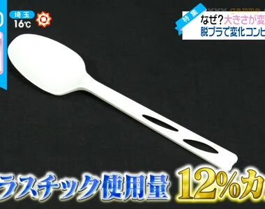《免洗湯匙握柄開洞的理由》減塑風潮下誕生的創意商品 日本便利商店紛紛跟進
