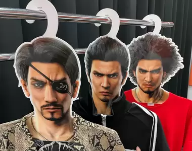 人中之龍《桐生一馬、真島吾朗衣架的正確用法》不是衣服的問題,換上浴袍一切都變得合理惹(誤)