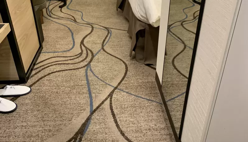 《失敗的飯店地毯設計》某些人一看就職業病發作 心煩意亂根本無法好好休息 《失敗的飯店地毯設計》某些人一看就職業病發作 心煩意亂根本無法好好休息