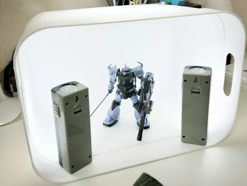 《百元商店小物搭建模型攝影棚》天才般的點子而且拍攝效果還不錯喔 《百元商店小物搭建模型攝影棚》天才般的點子而且拍攝效果還不錯喔