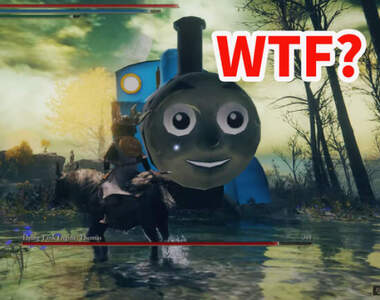 艾爾登法環搞笑模組《飛龍亞基爾變成湯瑪士小火車》連BGM都改了這要玩家怎麼認真開打啊?