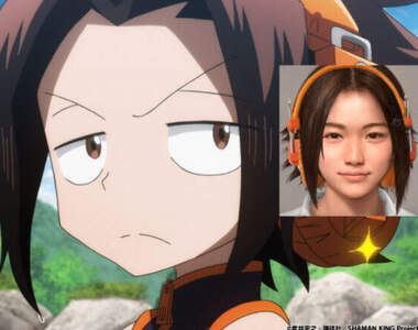 AI技術角色真人化《通靈王》如果身旁冒出真人的阿彌陀丸持有靈，我可能真的會被嚇死