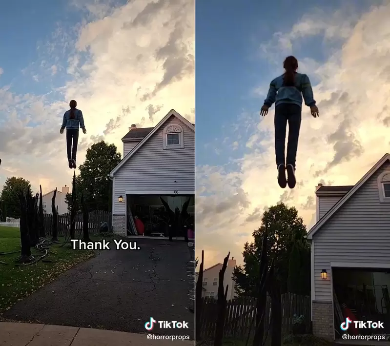 《重現怪奇物語麥克絲浮空場景》如果你想打造今年萬聖節最屌效果場景，選這一幕就對了(飄)