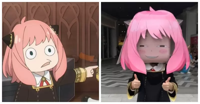 《川劇變臉式的安妮亞cosplay》網路爆紅！荷包蛋哭哭臉一秒切換嘲諷鄙視笑『⌓‿⌓』不用靠演技