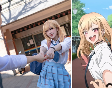 本季最婆!《戀上變裝娃娃》Cosplay辣妹JK「喜多川海夢」Coser女神們的制服誘惑❤