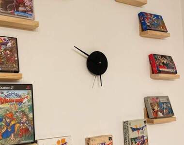 小六學生的想法《勇者鬥惡龍牆面時鐘》每一代都表示一個時間，只要12代推出這就完美惹