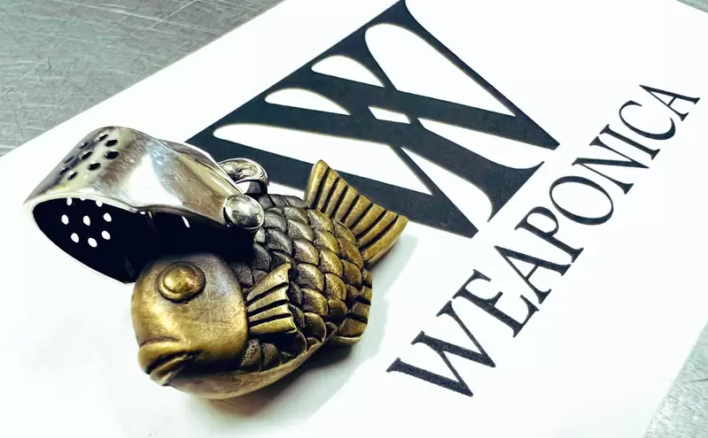 《頭盔鯛魚項鍊》日本首飾職人作品這個精細度也太讚