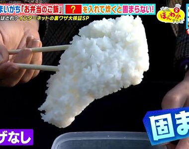 《白飯冷掉不會結塊的秘技》冰塊、橄欖油、蜂蜜 猜猜煮飯的時候應該加哪個東西?